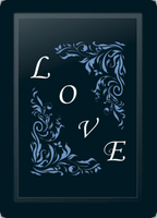 Love Floral Diagonal