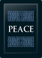 Peace Deco Horizontal