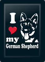 I Love My German Shepherd