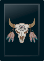 Painted Skull