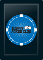 ESPN Poker Club Chip Blue